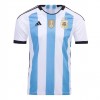 Champions Argentina 3 Star Hjemme VM 2022 - Fodboldtrøjer (S/S) Champions Argentina 3 Star Hjemme VM 2022 - Fodboldtrøjer (S/S)